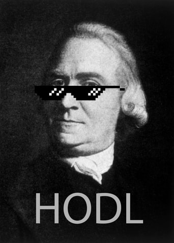 Samual Adams' portrait with thug life glasses and the letters HODL